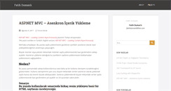 Desktop Screenshot of fatihdumanli.com